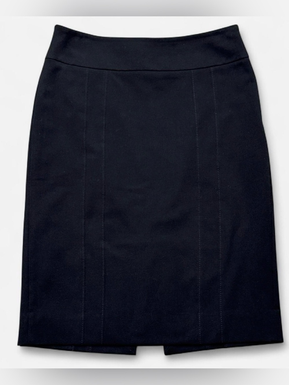 White House Black Market (WHBM) Black tailored pencil skirt Size 6 lined Worn 2X